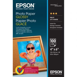 Epson Photo Paper Glossy - 10x15cm 100 Fogli