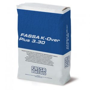 Rasante Fassa K-Over Plus 3.30 per intonaco di compensazione fibrorinforzato bianco (Sacco da 25 Kg)