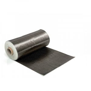 Tessuto unidirezionale Fassa Fassatex Carbon Uni 600 in fibra di carbonio da usare con Fassa Epoxy 200 lunghezza 50 m (1 Rotolo)