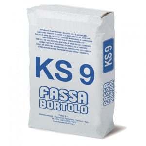 Intonaco cementizio Fassa KS 9 (Sacco da 25 Kg)