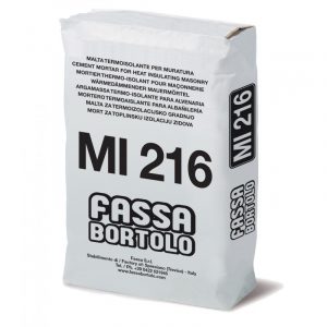 Malta cementizia Fassa MI216 per muratura termoisolante (Sacco da 30 Kg)