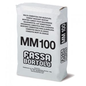 Malta cementizia Fassa MM100 per muratura (Sacco da 25 kg)