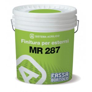 Idropittura Fassa MR287 ad alto riempimento per esterni bianco (Secchio da 5 e 14 lt)