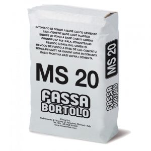 Malta cementizia Fassa MS20 fibrorinforzata (Sacco da 25 Kg)