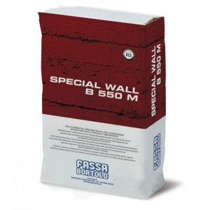 Malta cementizia Fassa Special Wall B550M monocomponente (Sacco da 25 kg)