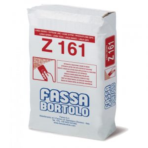 Intonaco di fondo Fassa Z161 a base di gesso e perlite per interni (Sacco da 25 Kg)