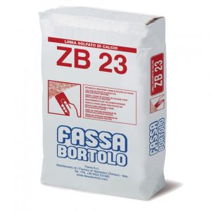 Intonaco di fondo Fassa ZB23 a base di solfato di calcio per interni (Sacco da 25 Kg)