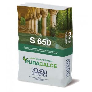 Bio-rinzaffo Fassa S650 bianco per il risanamento (Sacco da 25 kg)