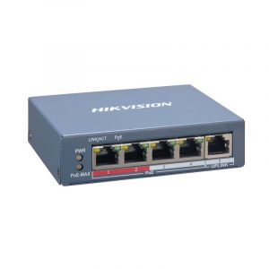 Hikvision DS-3E1105P-EI switch di rete Fast Ethernet (10/100) Supporto Power over (PoE) Blu