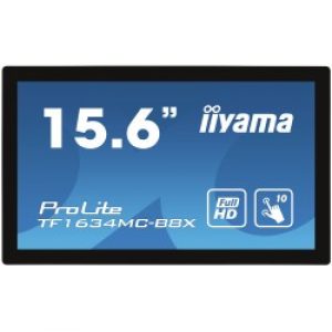 Iiyama Prolite Tf1634mc-b8x Monitor Pc 39.6 Cm (15.6") 1920 X 1080 Pixel Full Hd Led Touch Screen Multi Utente Nero