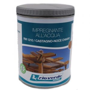 Impregnante all'acqua Rio Verde per legno Castagno-Noce chiaro RM 1210
