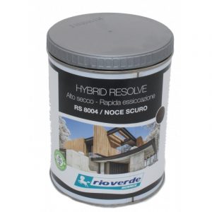 Impregnante all'acqua Rio Verde per legno hybrid resolve alto secco - rapida essiccazione  Noce scuro RS8004