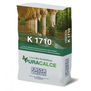 Bio-intonaco Fassa K1710 a base di pura nano-calce (Sacco da 25 kg)