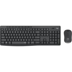 Logitech MK295 Silent Wireless Combo tastiera Mouse incluso USB QWERTZ Tedesco Grafite