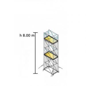 Ponteggio Marchetti System 100×200 in Acciaio H/MT 8 EN 1004