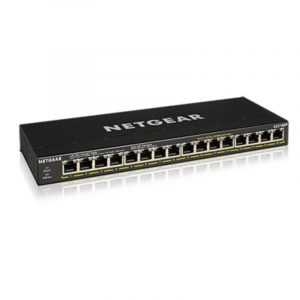 NETGEAR GS316PP Non gestito Gigabit Ethernet (10/100/1000) Supporto Power over (PoE) Nero