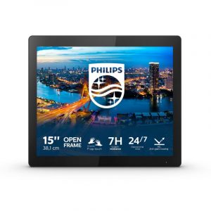 Philips B Line 152B1TFL/00 Monitor PC 38.1 cm (15") 1024 x 768 Pixel LED Touch screen Nero