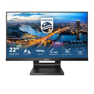 Philips B Line 222B1TC/00 Monitor PC 54.6 cm (21.5") 1920 x 1080 Pixel Full HD LED Touch screen Nero