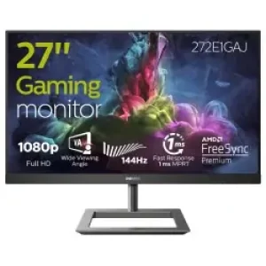 Philips E Line 272e1gaj/00 Monitor Pc 68.6 Cm (27") 1920 X 1080 Pixel Full Hd Lcd Nero, Cromo