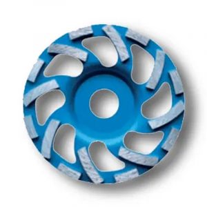 Platorello diamantato Rurmec PRA 125 per levigatura mattoni, arenarie, tufi e pomici, Ø125mm