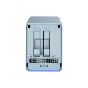 QNAP QMiroPlus-201W NAS Desktop Collegamento ethernet LAN Blu J4125