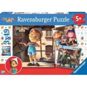Ravensburger Pinocchio Puzzle 49 pz Cartoni