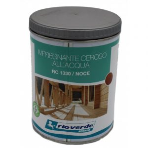 Impregnante all'acqua ceroso Rio Verde per legno Noce RC1330