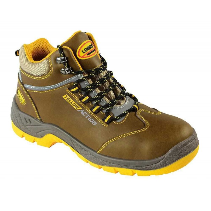 Scarpe antinfortunistiche Logica Yellow Mix Boing S3 Taglia da 37 a 47