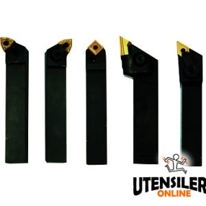 Set 5 Utensili per tornitura LTF gambo MD16 16×16 con inserti