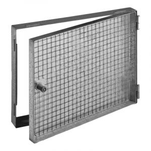 Sportello a scomparsa per contatori Dakota in acciaio zincato