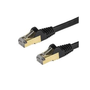 StarTech.com Cavo di Rete Ethernet Cat6a - Schermato STP da 1m Nero