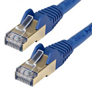 StarTech.com Cavo di rete Ethernet RJ45 CAT6a da 5m - Blue