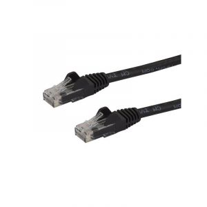 StarTech.com Cavo patch antigroviglio UTP RJ45 Cat6 Gigabit 15 m nero -