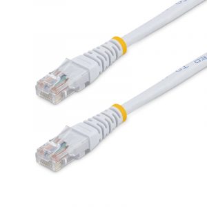 StarTech.com Cavo patch UTP Cat5e RJ45 modellato bianco da 15 m Cat 5e -