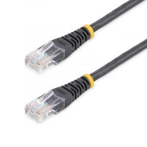 StarTech.com Cavo patch UTP Cat5e RJ45 modellato nero da 15 m Cat 5e -