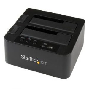 Startech.com Docking Station Per Hard Disk A 2 Slot - Duplicatore Standalone Usb 3.0 (5 Gbps)/esata Ssd/hdd Sata Iii 2.5/3.5"