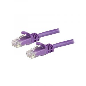 StarTech.com N6PATC15MPL cavo di rete Porpora 15 m Cat6 U/UTP (UTP)