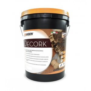 Rivestimento decorativo Diasen Decork a base di sughero alto potere  termoisolante e idropelente (Secchio 18 Kg)