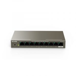 Tenda TEG1109P-8-102W switch di rete Non gestito Gigabit Ethernet (10/100/1000) Supporto Power over (PoE) Grigio