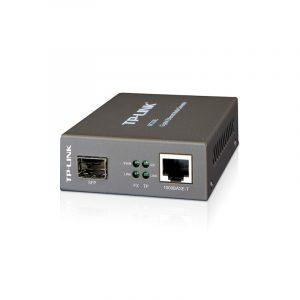 TP-Link MC220L convertitore multimediale di rete 1000 Mbit/s Modalità multipla, singola Nero