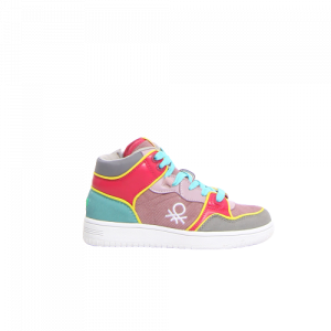 Sneakers alte BENETTON multicolor art.BTK127608 33 Benetton Fucsia 8055747817819