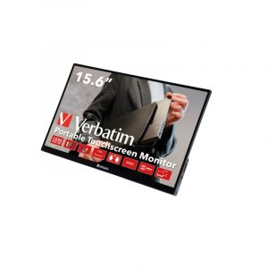 Verbatim 49592 Monitor PC 39.6 cm (15.6") 1920 x 1080 Pixel Full HD LCD Touch screen Nero