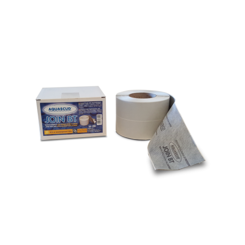 Aquascud Volteco Join BT banda coprifilo con gomma butilica adesiva (rotolo da 20 ml)