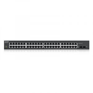 Zyxel GS1900-48HPv2 Gestito L2 Gigabit Ethernet (10/100/1000) Supporto Power over (PoE) Nero