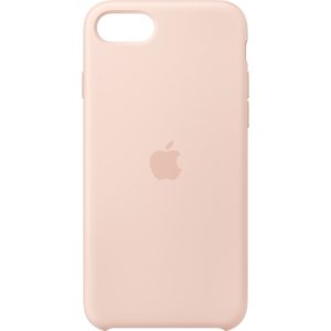 Apple Cassa in silicone per iPhone SE - Rosa gesso