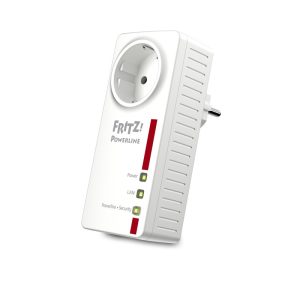 AVM FRITZ!Powerline 1220E 1200 Mbit/s Collegamento ethernet LAN Bianco 1 pz