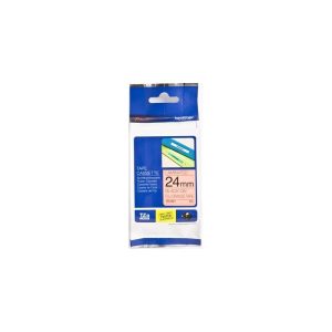 Brother TZe-B51 nastro per etichettatrice Nero su arancione fluorescente