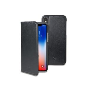 Celly GHOSTWALLY900BK Custodia per cellulare 14.9 cm (5.85") a libro Nero