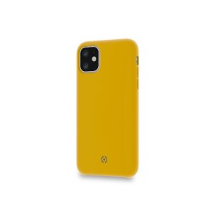 Celly LEAF custodia per cellulare 15.5 cm (6.1") Cover Giallo