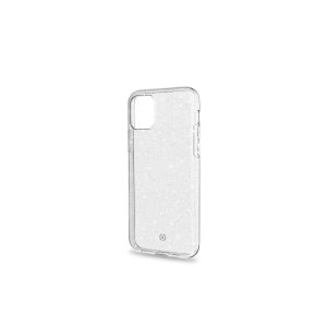 Celly Sparkle custodia per cellulare 14.7 cm (5.8") Cover Trasparente, Bianco
